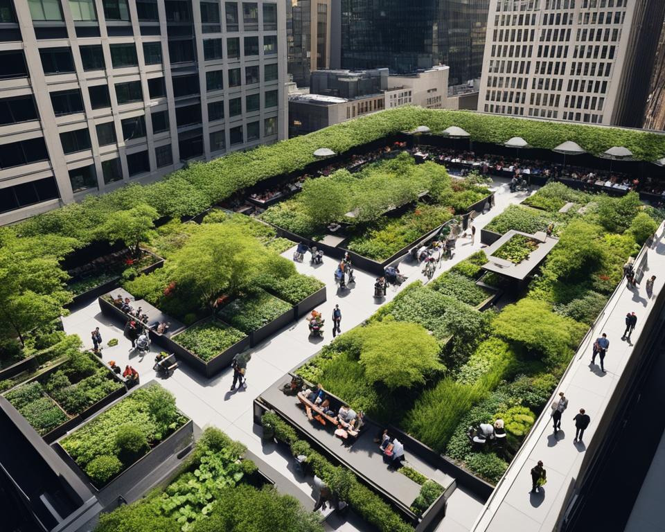 rooftop gardens benefits