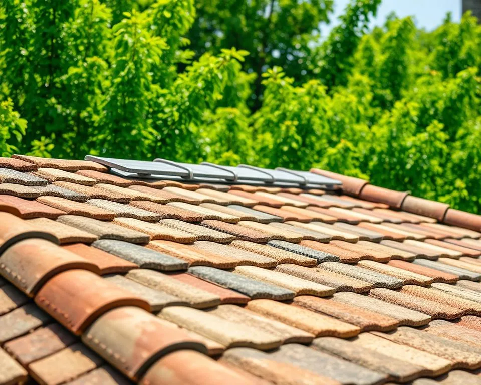 concrete tiles and clay tiles roofing